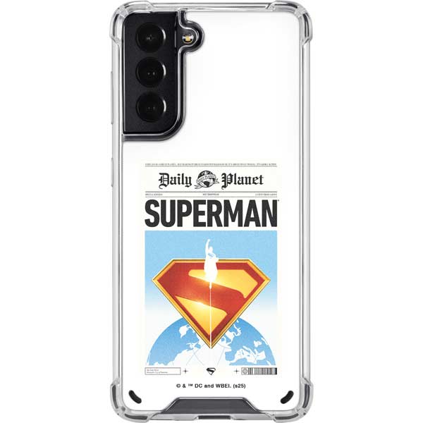 Superman 2025 Daily Planet Superman Cover Galaxy S21 5G Clear Case