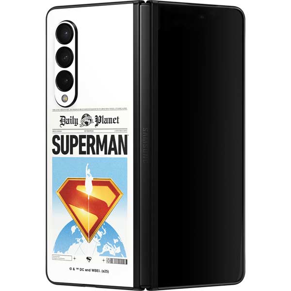 Superman 2025 Daily Planet Superman Cover Galaxy Z Fold3 5G Skin