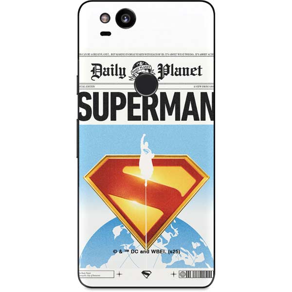 Superman 2025 Daily Planet Superman Cover Google Pixel 2 Skin