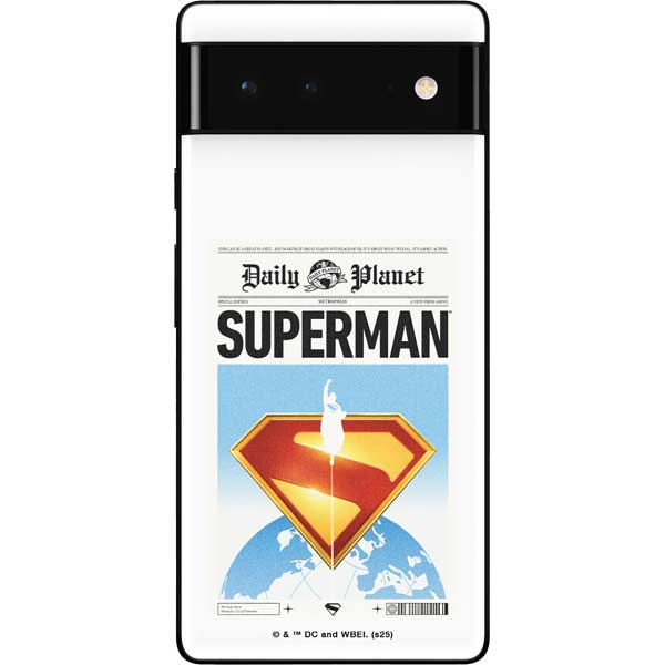 Superman 2025 Daily Planet Superman Cover Google Pixel 6 Skin