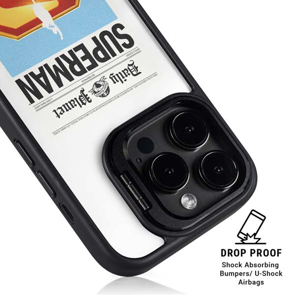 Superman 2025 Daily Planet Superman Cover iPhone 14 Pro Kickstand Case