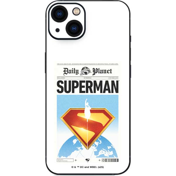 Superman 2025 Daily Planet Superman Cover iPhone 15 Plus Skin