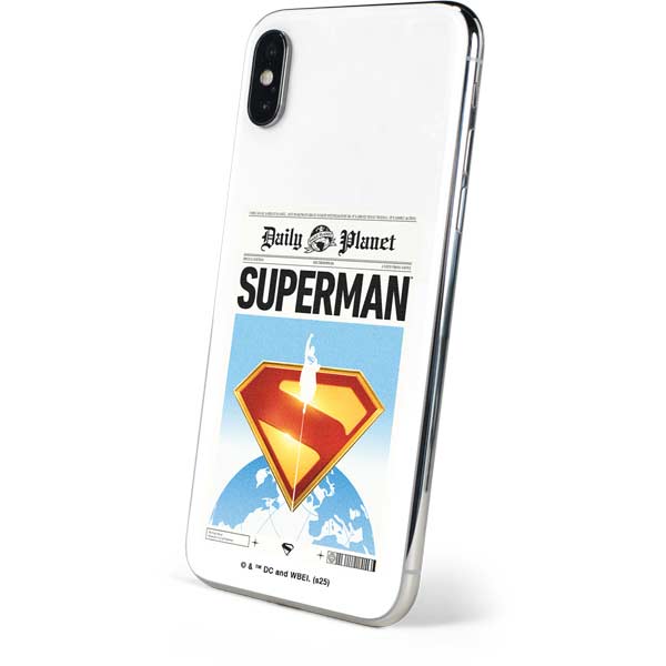 Superman 2025 Daily Planet Superman Cover iPhone XS Skin