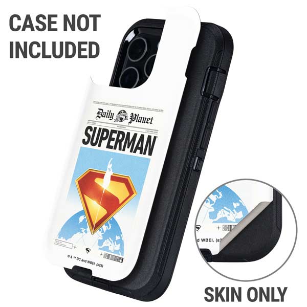 Superman 2025 Daily Planet Superman Cover Otterbox Defender iPhone Skin