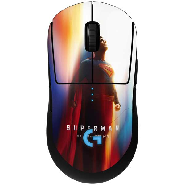 Superman 2025 Man of Steel Ascension Heroic Glow G Pro Wireless Gaming Mouse Skin