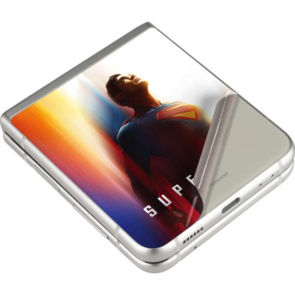 Superman 2025 Man of Steel Ascension Heroic Glow Galaxy Z Flip3 5G Skin