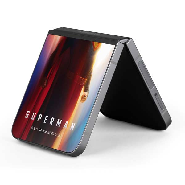 Superman 2025 Man of Steel Ascension Heroic Glow Galaxy Z Flip6 Skin
