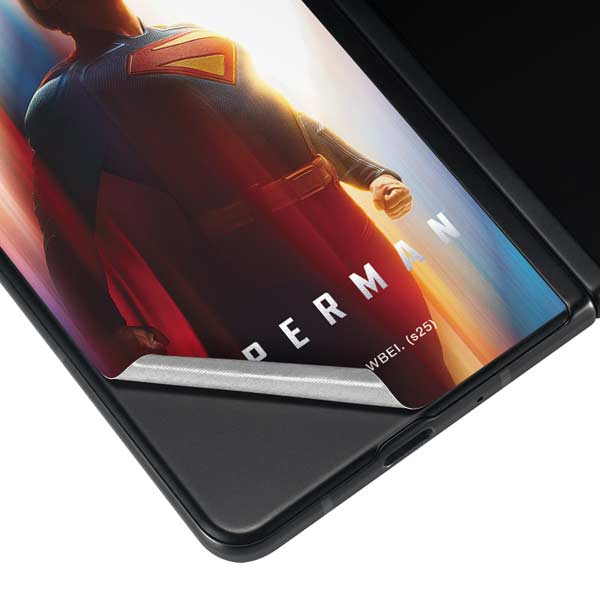 Superman 2025 Man of Steel Ascension Heroic Glow Galaxy Z Fold3 5G Skin
