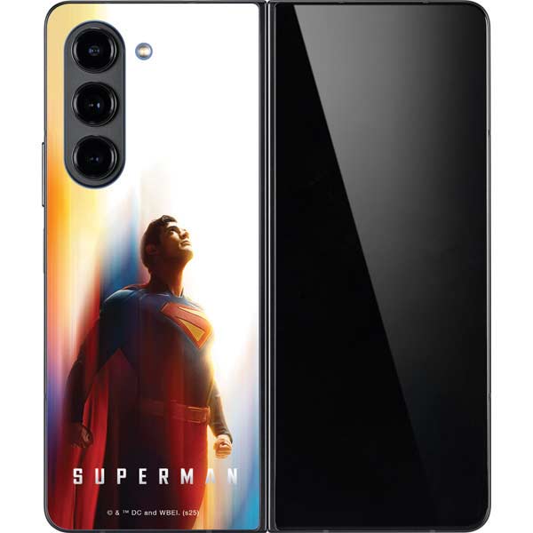 Superman 2025 Man of Steel Ascension Heroic Glow Galaxy Z Fold5 5G Skin