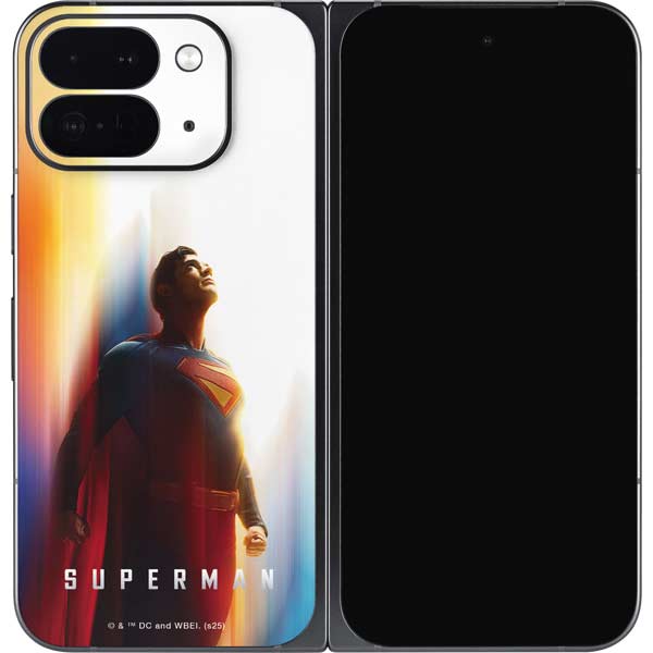 Superman 2025 Man of Steel Ascension Heroic Glow Google Pixel 9 Pro Fold Skin