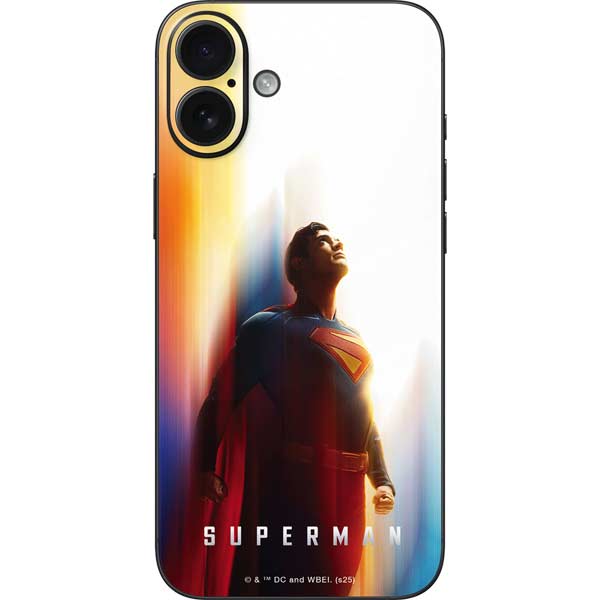 Superman 2025 Man of Steel Ascension Heroic Glow iPhone 16 Plus Skin