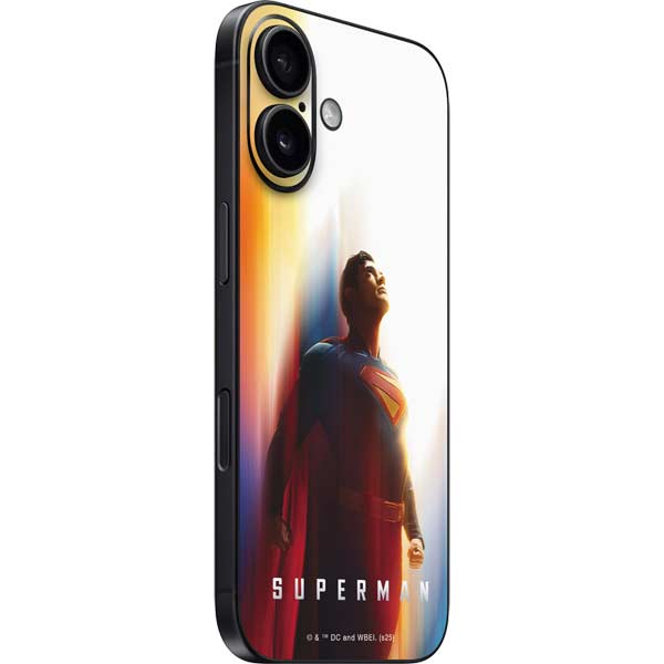 Superman 2025 Man of Steel Ascension Heroic Glow iPhone 16 Plus Skin