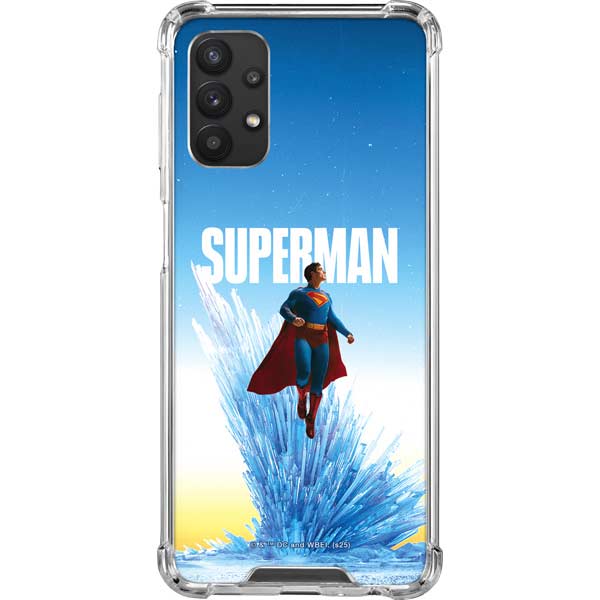 Superman 2025 Fortress of Solitude Classic Rise Galaxy A32 5G Clear Case