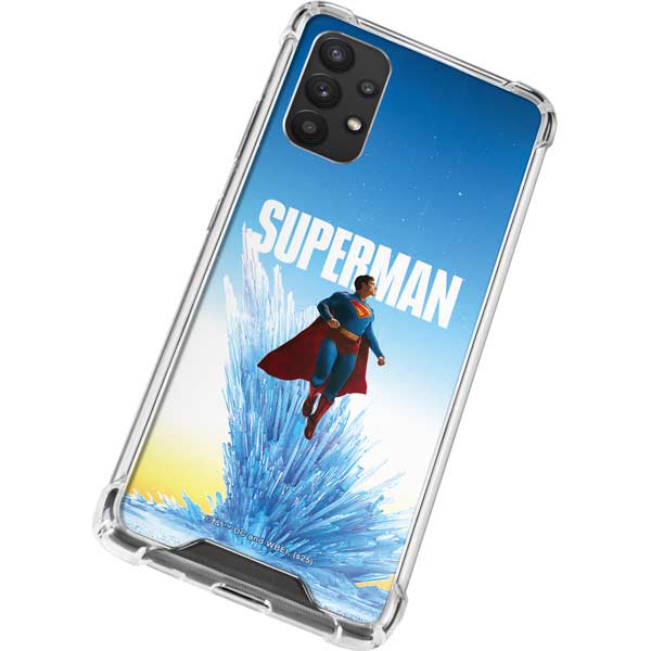 Superman 2025 Fortress of Solitude Classic Rise Galaxy A32 5G Clear Case