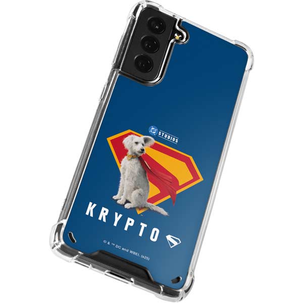 Superman 2025 Krypto the Super Dog Galaxy S21 5G Clear Case