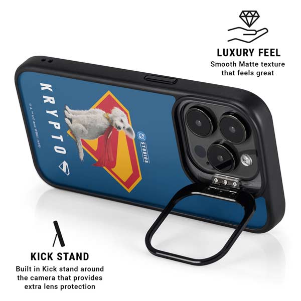 Superman 2025 Krypto the Super Dog iPhone 14 Pro Kickstand Case