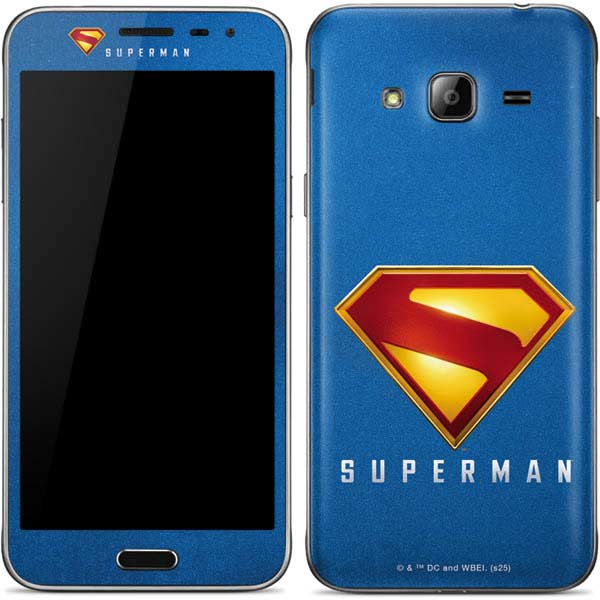 Superman 2025 Classic Superman Shield Emblem Galaxy J3 Skin