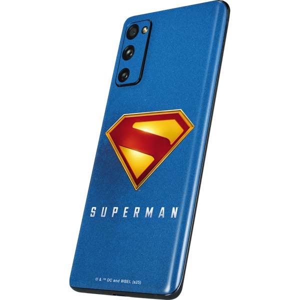 Superman 2025 Classic Superman Shield Emblem Galaxy S20 Fan Edition Skin