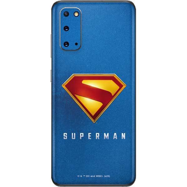 Superman 2025 Classic Superman Shield Emblem Galaxy S20 Skin