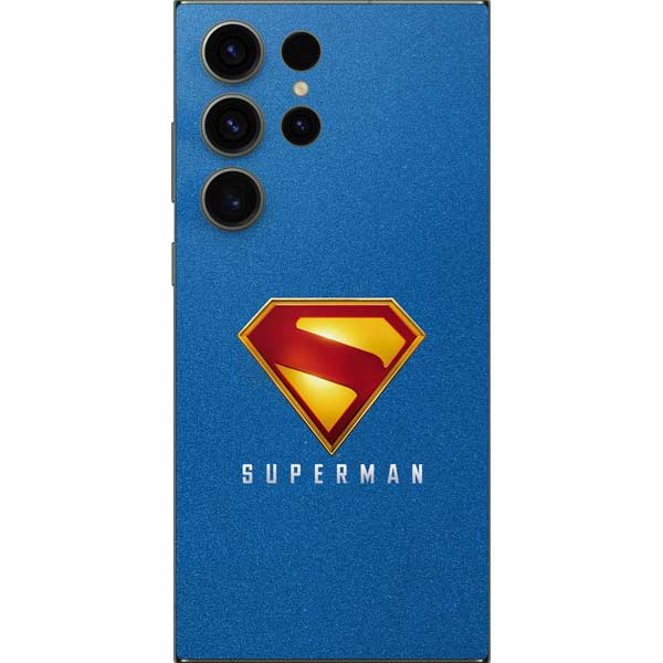 Superman 2025 Classic Superman Shield Emblem Galaxy S24 Ultra Skin