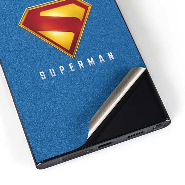 Superman 2025 Classic Superman Shield Emblem Galaxy S24 Ultra Skin