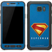 Superman 2025 Classic Superman Shield Emblem Galaxy S7 Active Skin