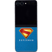 Superman 2025 Classic Superman Shield Emblem Galaxy Z Flip5 5G Skin