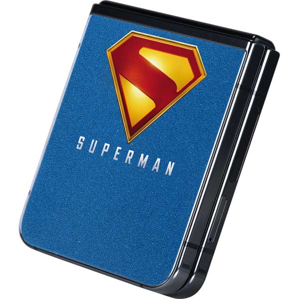 Superman 2025 Classic Superman Shield Emblem Galaxy Z Flip5 5G Skin