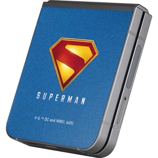Superman 2025 Classic Superman Shield Emblem Galaxy Z Flip6 Skin