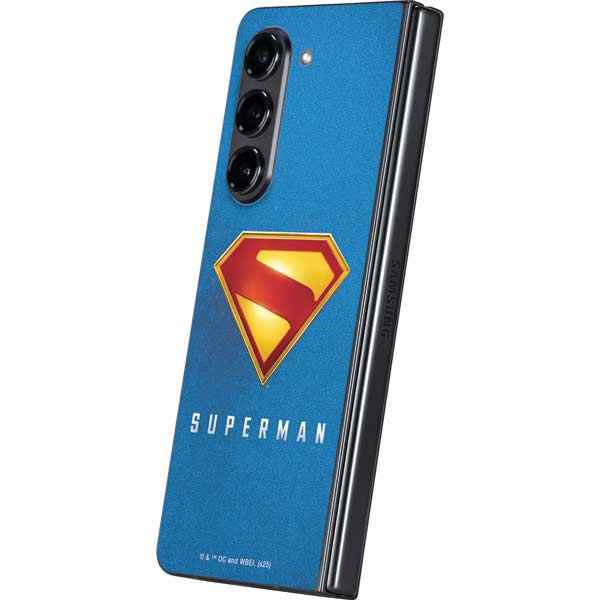 Superman 2025 Classic Superman Shield Emblem Galaxy Z Fold5 5G Skin