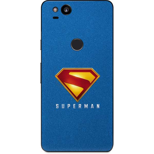 Superman 2025 Classic Superman Shield Emblem Google Pixel 2 Skin