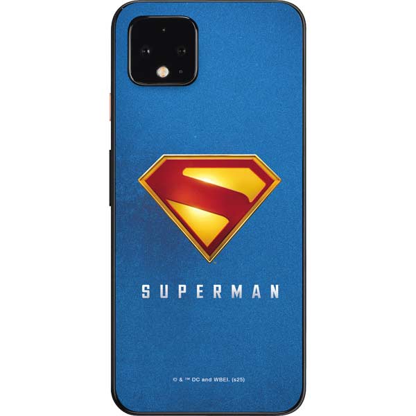 Superman 2025 Classic Superman Shield Emblem Google Pixel 4 Skin