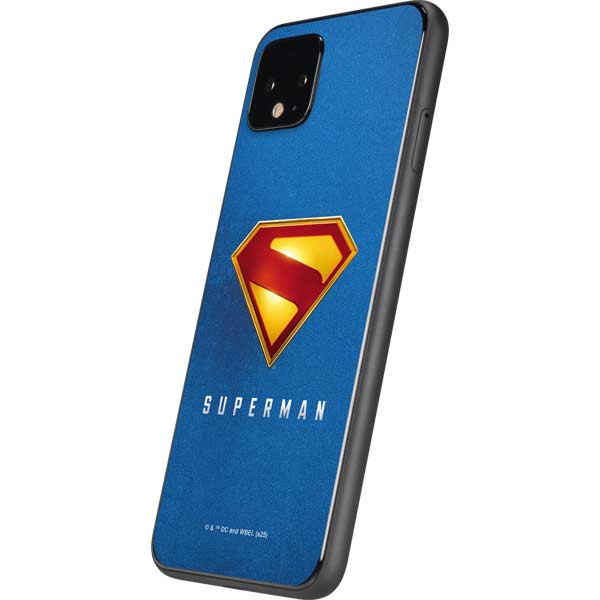 Superman 2025 Classic Superman Shield Emblem Google Pixel 4 Skin