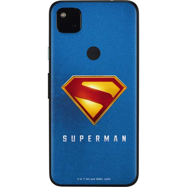 Superman 2025 Classic Superman Shield Emblem Google Pixel 4a Skin
