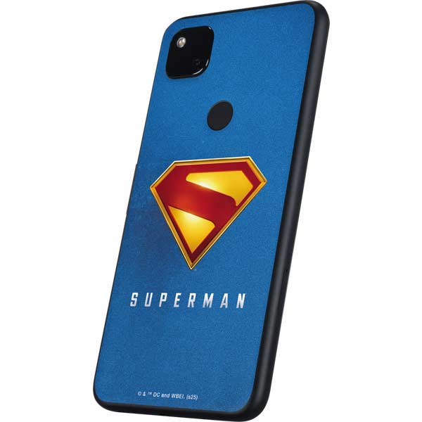 Superman 2025 Classic Superman Shield Emblem Google Pixel 4a Skin
