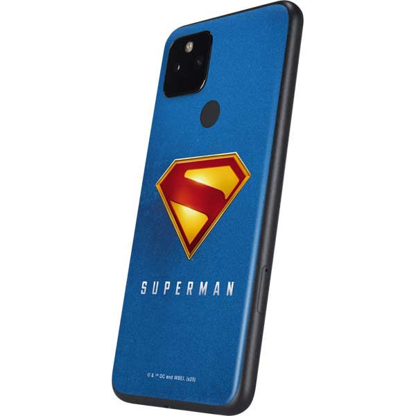 Superman 2025 Classic Superman Shield Emblem Google Pixel 5a Skin