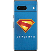 Superman 2025 Classic Superman Shield Emblem Google Pixel 7 Skin