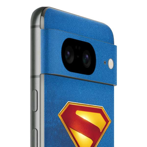 Superman 2025 Classic Superman Shield Emblem Google Pixel 8 Skin