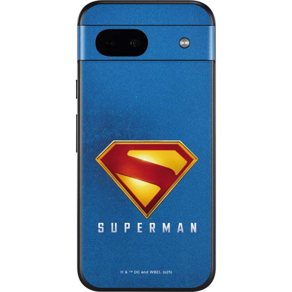 Superman 2025 Classic Superman Shield Emblem Google Pixel 8a Skin