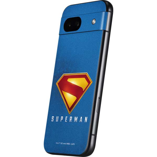 Superman 2025 Classic Superman Shield Emblem Google Pixel 8a Skin