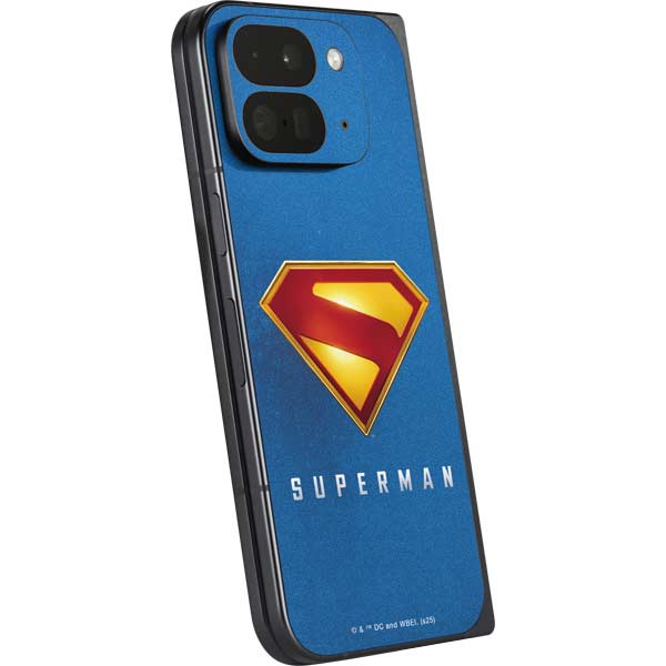 Superman 2025 Classic Superman Shield Emblem Google Pixel 9 Pro Fold Skin