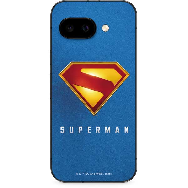 Superman 2025 Classic Superman Shield Emblem Google Pixel 9a Skin