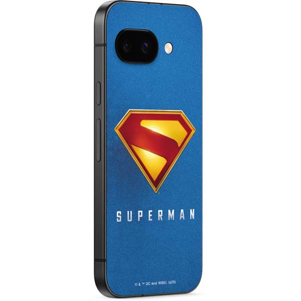 Superman 2025 Classic Superman Shield Emblem Google Pixel 9a Skin