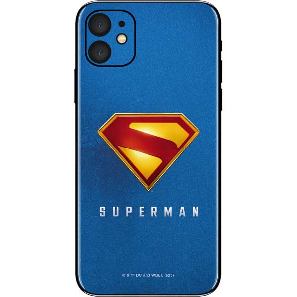Superman 2025 Classic Superman Shield Emblem iPhone 11 Skin