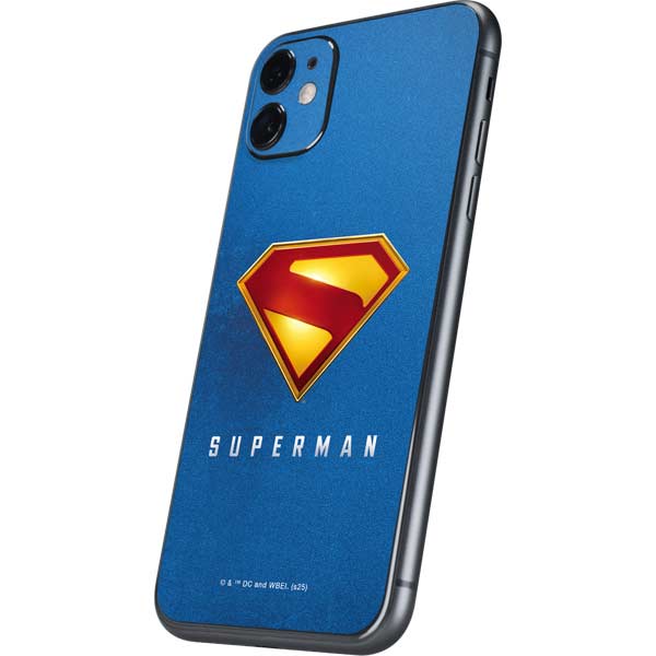 Superman 2025 Classic Superman Shield Emblem iPhone 11 Skin