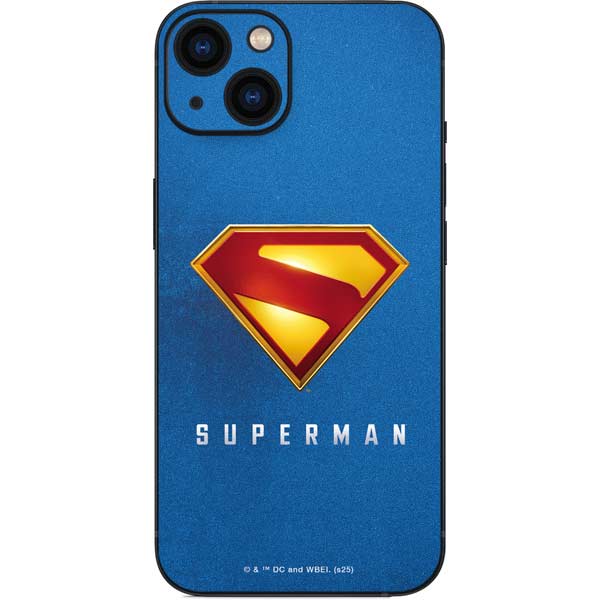 Superman 2025 Classic Superman Shield Emblem iPhone 15 Skin