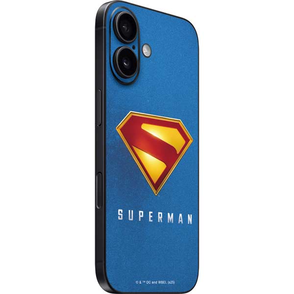 Superman 2025 Classic Superman Shield Emblem iPhone 16 Plus Skin