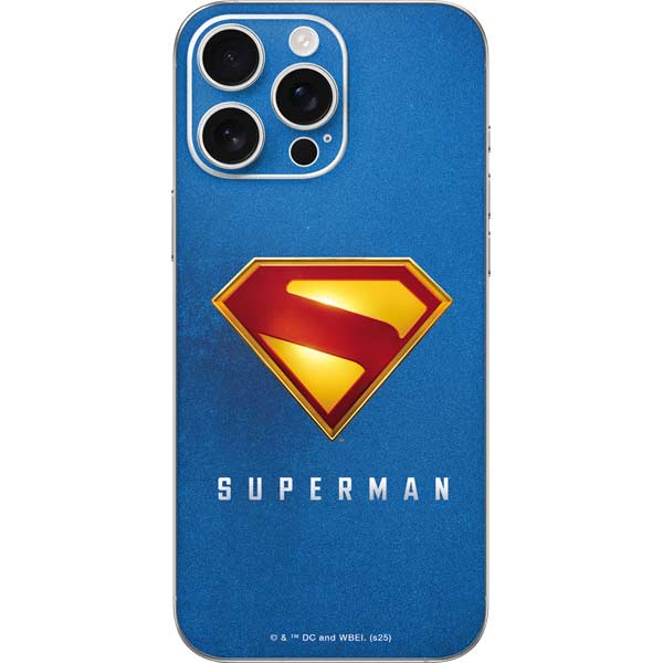 Superman 2025 Classic Superman Shield Emblem iPhone 16 Pro Max Skin
