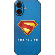 Superman 2025 Classic Superman Shield Emblem iPhone 16 Skin