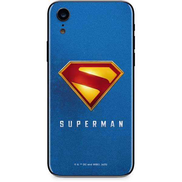 Superman 2025 Classic Superman Shield Emblem iPhone XR Skin